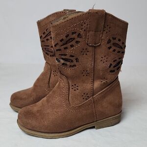 Rachel Shoes Lil Jayla Tan Kids Western Boots
